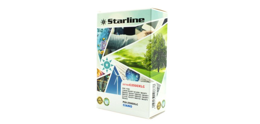 Starline - Cartuccia ink - per Canon - Ciano - PGI-2500XLC -  21 ml