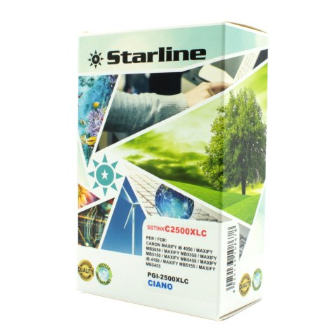 Starline - Cartuccia ink - per Canon - Ciano - PGI-2500XLC -  21 ml