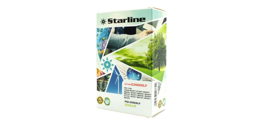 Starline - Cartuccia ink - per Canon - Giallo - PGI-2500XLY -  20,4ml
