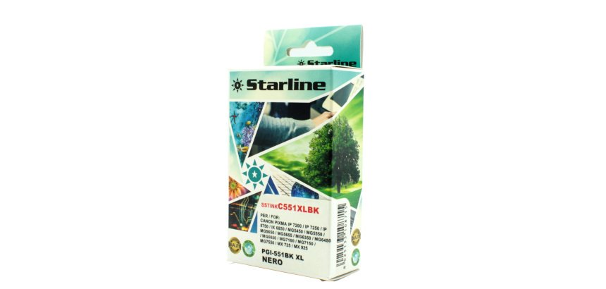 Starline - Cartuccia ink - per Canon - Nero - CLI-551BK XL - 9,8ml