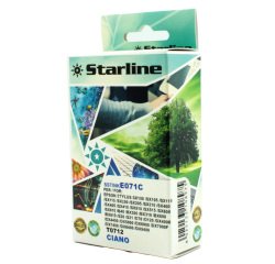 Starline - Cartuccia ink - per Epson - Ciano - C13T071240 -T0712 11,4ml