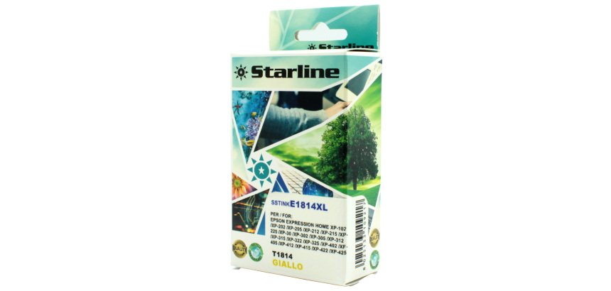 Starline - Cartuccia ink - per Epson - Giallo - C13T18144012- 18XL -10ml