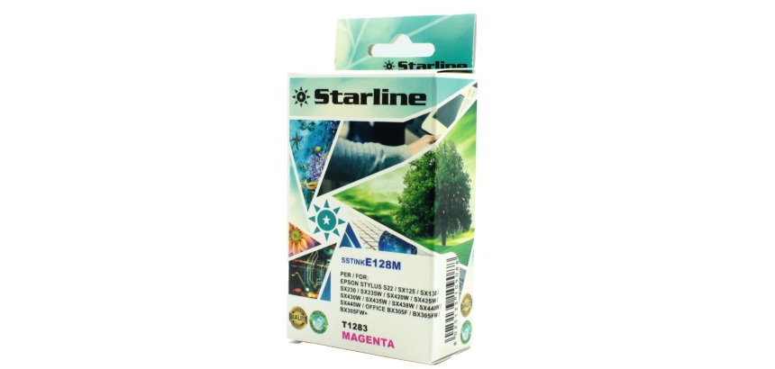 Starline - Cartuccia ink - per Epson - Magenta - C13T12834012 - T1283 - 7ml