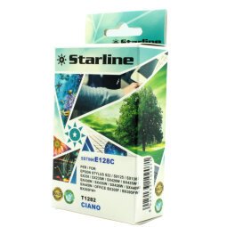 Starline - Cartuccia ink - per Epson - Ciano -C13T12824012 - T1282- 7 ml