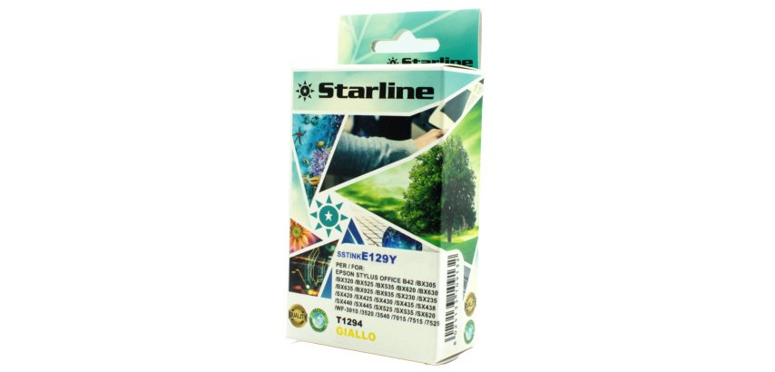 Starline - Cartuccia ink - per Epson - Giallo - C13T12944012 - T1294 - 10ml