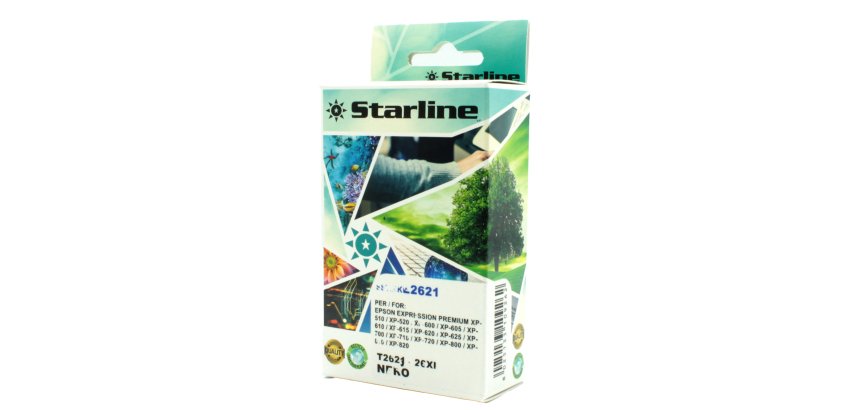 Starline - Cartuccia ink - per Epson - Nero - C13T26214012 - 26XL - 14ml