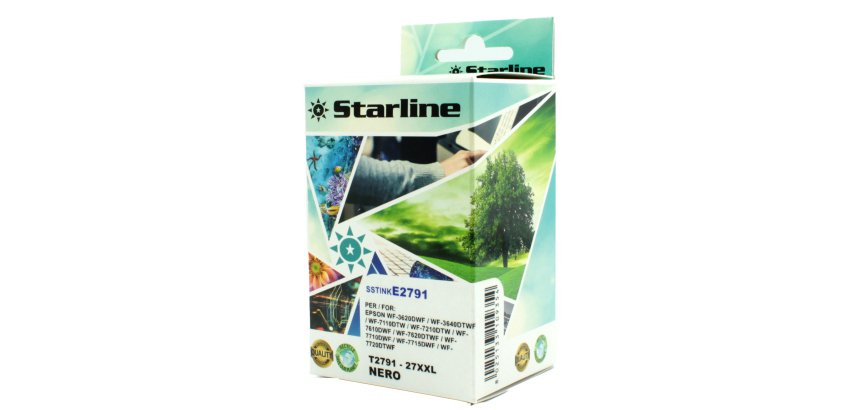 Starline - Cartuccia ink - per Epson - Nero - C13T27914012 - 27XXL -43,4ml