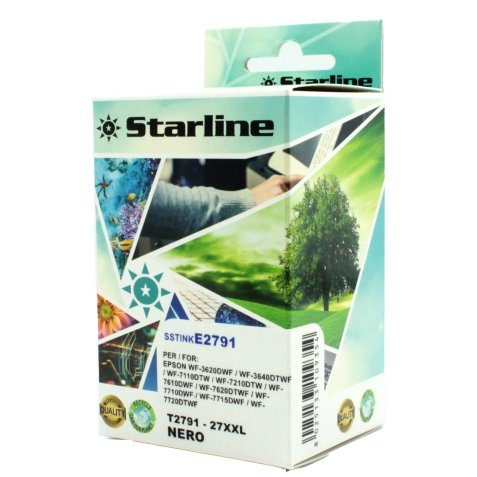 Starline - Cartuccia ink - per Epson - Nero - C13T27914012 - 27XXL -43,4ml