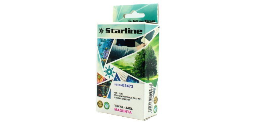 Starline - Cartuccia ink - per Epson - Magenta - CT34734010 - 34XL-10,80ml