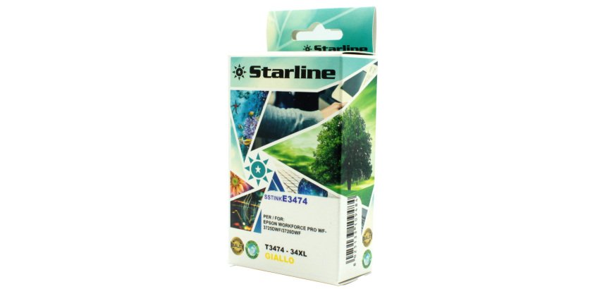 Starline - Cartuccia ink - per Epson - Giallo - C13T34744010 - 34XL- 10,80ml