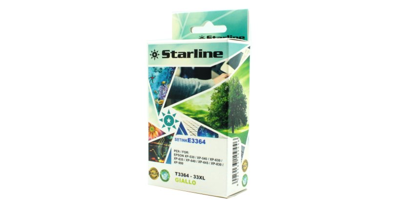 Starline - Cartuccia ink - per Epson - Giallo - C13T33644012 - 33XL - 11ml