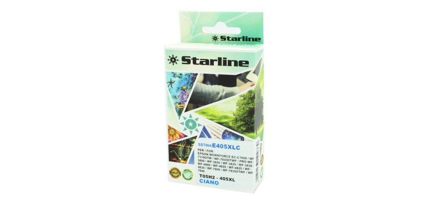 Starline - Cartuccia Ink compatibile per Epson 405XL - Ciano - 18ml