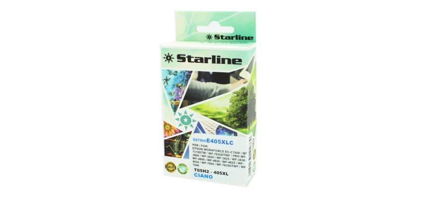 Starline - Cartuccia Ink compatibile per Epson 405XL - Ciano - 18ml