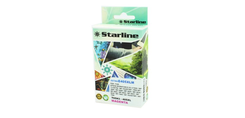Starline - Cartuccia Ink compatibile per Epson 405XL - Magenta - 18ml