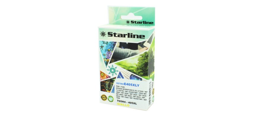 Starline - Cartuccia Ink compatibile per Epson 405XL - Giallo - 18ml
