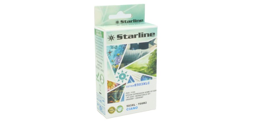 Starline - Cartuccia compatibile Peperoncino 503XL - Ciano - JNEP503C - 470 pag