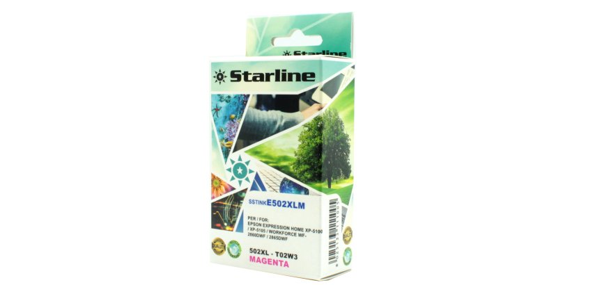 Starline - Cartuccia Ink - per Epson - Magenta - C13T02W34010 - 502XL 12 ml