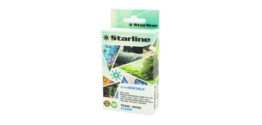 Starline - Cartuccia 603XL Stella Marina - Ciano - 13ml
