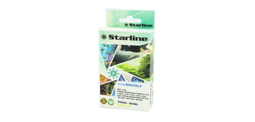 Starline - Cartuccia 603XL Stella Marina - Giallo - 13ml