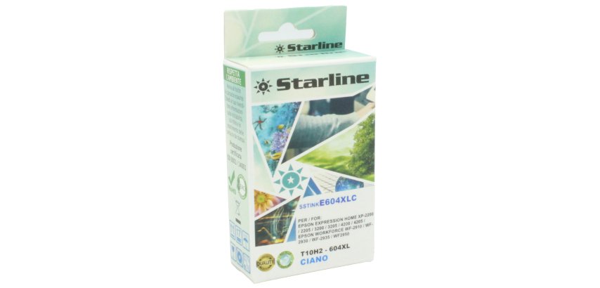 Starline - Cartuccia compatibile Ananas 604XL - Ciano - JNEP604C - 350 pag