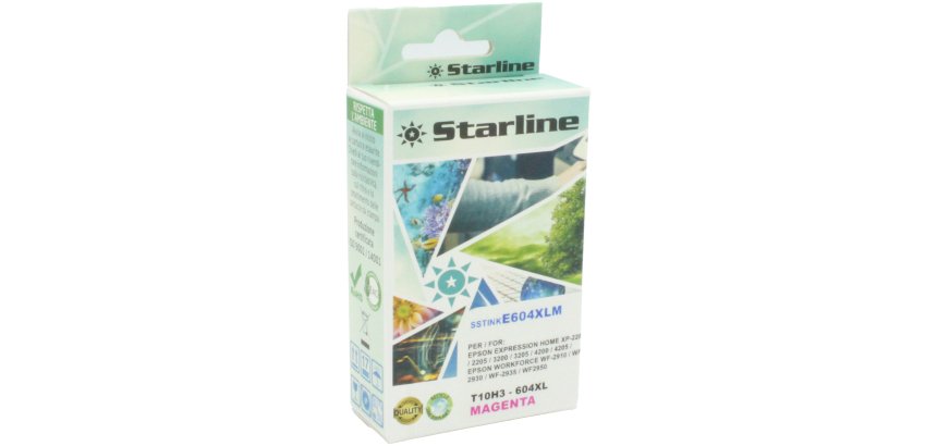 Starline - Cartuccia compatibile Ananas 604XL - Magenta - JNEP604M - 350 pag