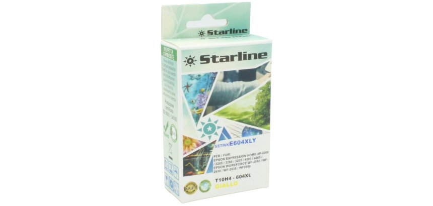 Starline - Cartuccia compatibile Ananas 604XL - Giallo - JNEP604Y - 350 pag