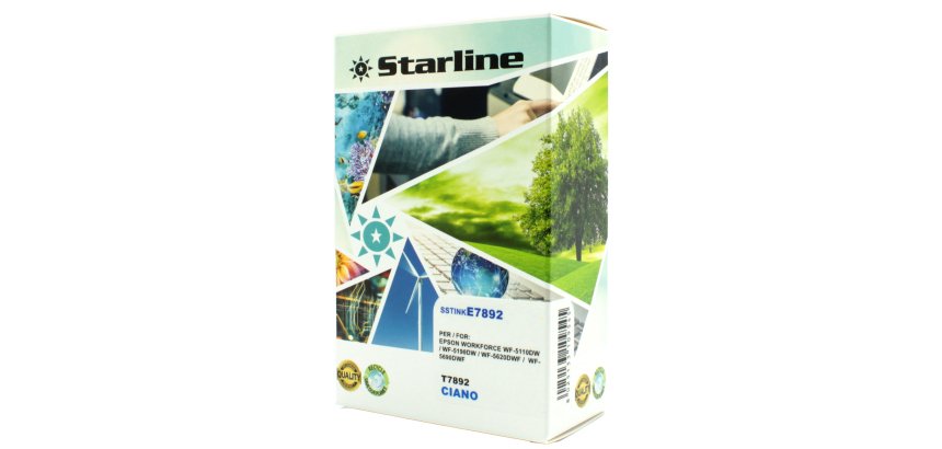 Starline - Cartuccia ink - per Epson - Ciano - T7892 -  C13T789240 - 55ml