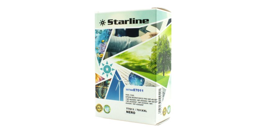 Starline - Cartuccia ink - per Epson - Nero - C13T70114010 - T7011 59ml