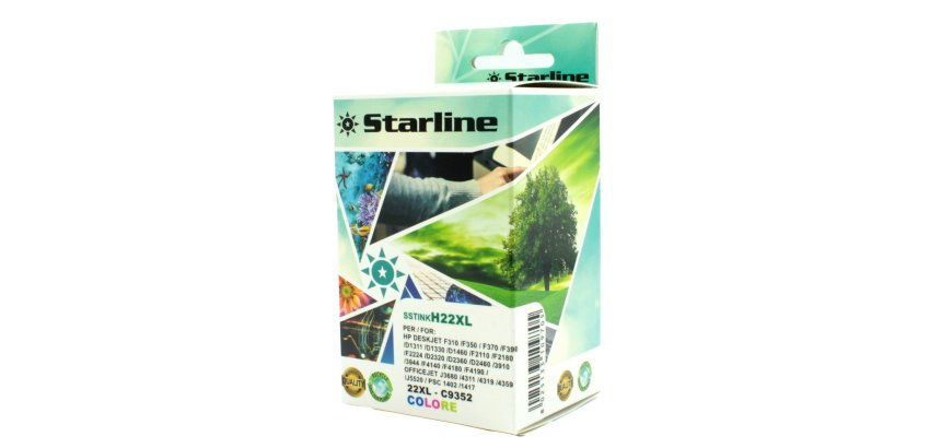 Starline - Cartuccia ink Compatibile -  per HP 22XL-C/M/Y