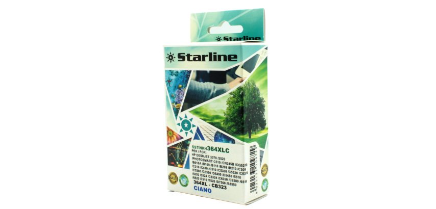 Starline - Cartuccia ink Compatibile - per HP 364XL - Ciano - CB323EE - 14,6ml