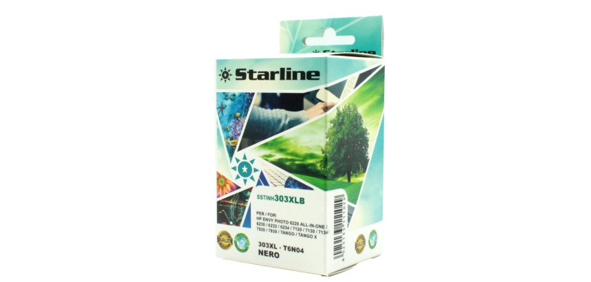 Starline - Cartuccia Ink Compatibile - per HP - Nero - 303XL- 24 ml
