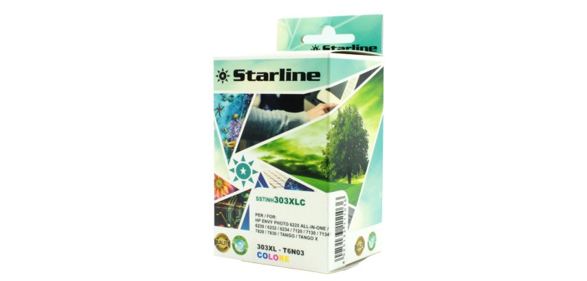 Starline - Cartuccia Ink Compatibile - per HP - C/M/Y -303XL 24 ml