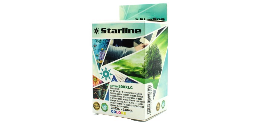 Starline - Cartuccia ink Compatibile - per  HP 300XL - Colore