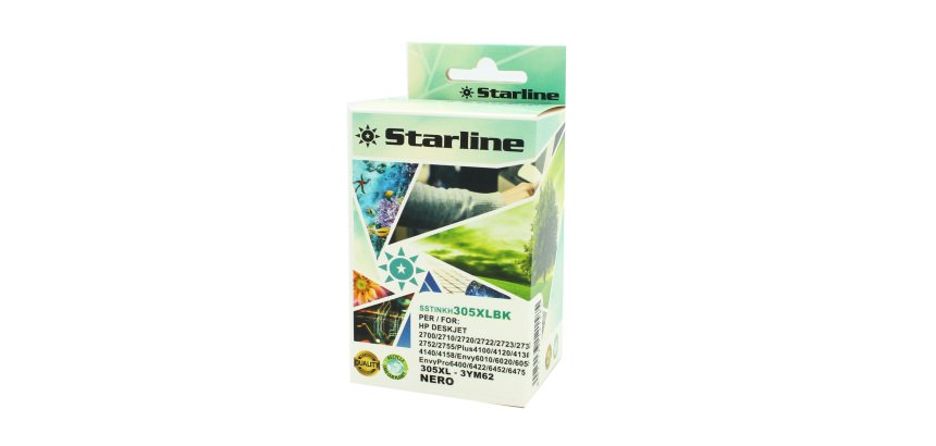 Starline - Cartuccia Ink Compatibile - per HP 305XL - Nero - 3YM62AE - 240 pag