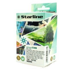 Starline - Cartuccia ink Compatibile - per HP 338 - Nero