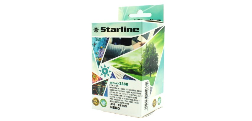 Starline - Cartuccia ink Compatibile - per HP 338 - Nero