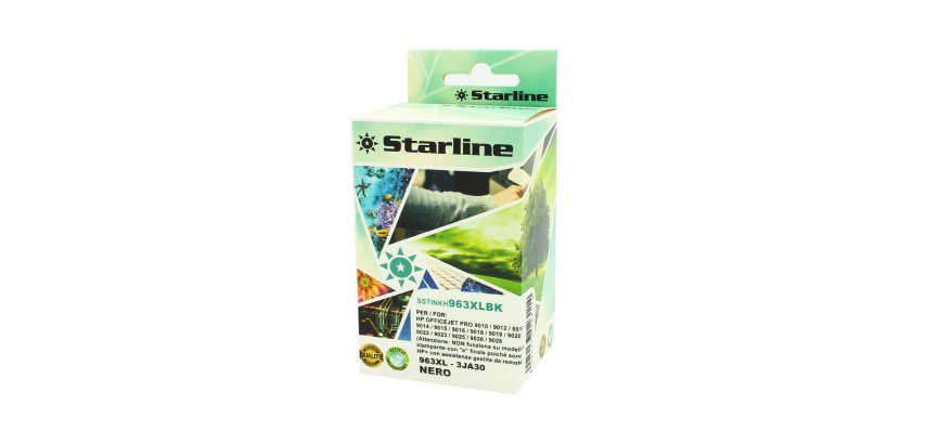 Starline - Cartuccia Ink Compatibile per HP 963 XL - Nero - 58ml