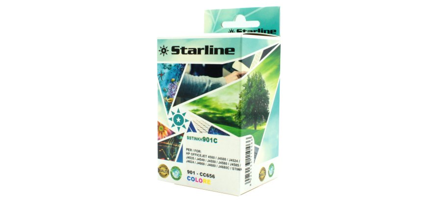 Starline - Cartuccia ink Compatibile - per HP 901 - Colore -CC656AE