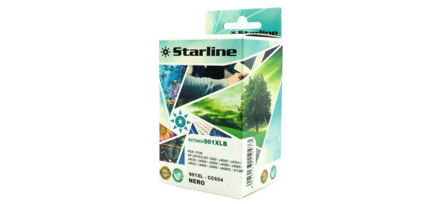 Starline - Cartuccia ink Compatibile - per HP 901XL - Nero