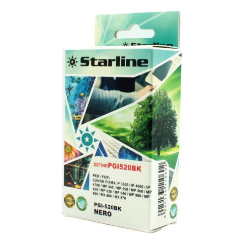 Starline - Cartuccia ink - per Canon - Nero - PGI-520 -  2932B001 - 19,4ml