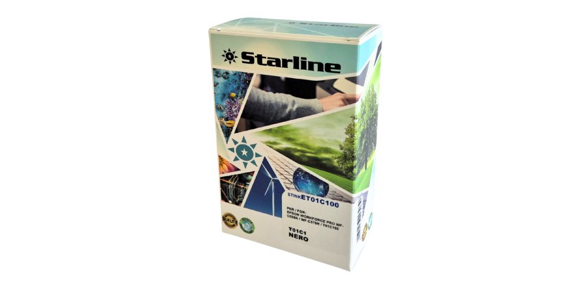Starline Cartuccia Nero per Epson T01C100