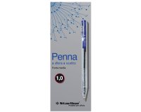 Penna a sfera a scatto  - punta 1,0mm - blu - Starline - conf. 20 pezzi