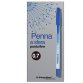 Penna a sfera con cappuccio  - punta fine 0,7mm - blu - Starline -  conf. 50 pezzi