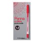 Penna a sfera con cappuccio  - punta media 1,0mm - rosso - Starline -  conf. 50 pezzi