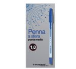 Penna a sfera con cappuccio  - punta media 1,0mm - blu - Starline -  conf. 50 pezzi