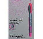 Evidenziatore a penna - punta scalpello - tratto da 1,0-4,0mm - fucsia - Starline