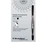 Marcatore permanente Starline  - punta tonda 2,0mm - nero - Starline