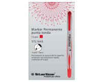 Marcatore permanente Starline  - punta tonda 2,0mm - rosso - Starline