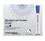 Marcatore per lavagne cancellabili Starline - punta tonda 2,0mm - blu - Starline
