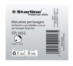 Marcatori per lavagne cancellabili Starline - punta tonda 2,0mm - colori assortiti - Starline - busta 4 pezzi